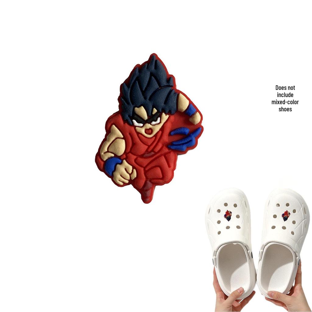 DIY Пряжки для обуви Dragon Ball: Милые мультяшные аксессуары для праздничной обуви