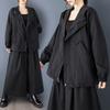 DIMANAF 2025 Большой размер Осень Зима Женский тренч Куртки с длинным рукавом Молния Повседневная Свободная Верхняя одежда Черный