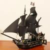 Конструктор Пираты Карибского моря Корабль Месть Военный корабль Черная Жемчужина Парусник Строительные Блоки Кирпичи Moc 4195 Сборные Игрушки Подарок Ребенку