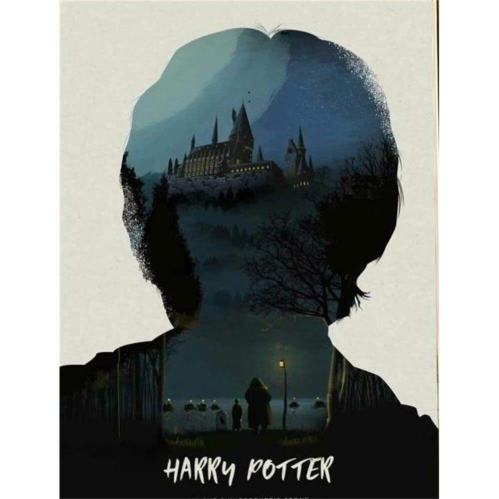 Распродажа Гарри Поттер Круглая Мозаика с Печатным Узором Школа Хогвартс Алмазная Живопись Искусство Стежок 5d Новая 2026 Большой Размер