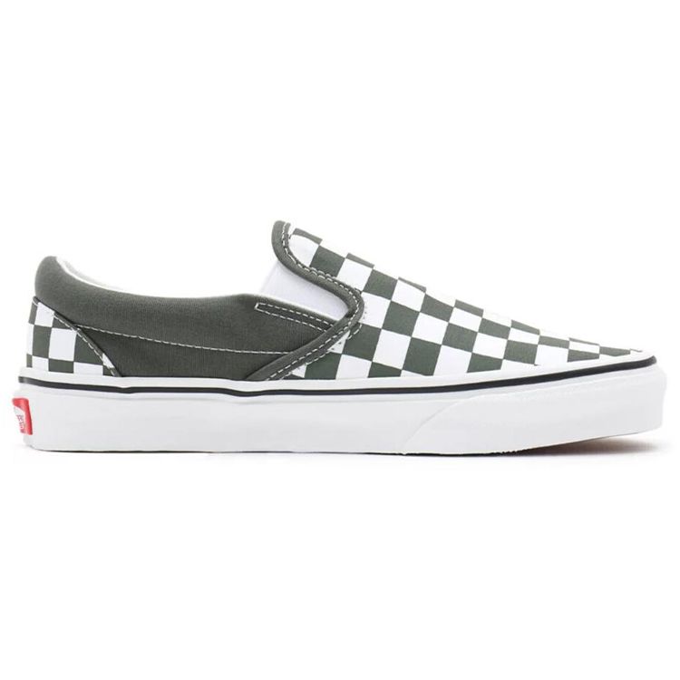 Vans Классические слипоны унисекс в зеленую и белую клетку Thyme VN0A33TB9HO