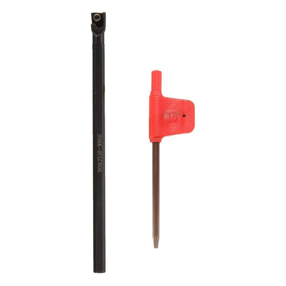 6/7/8/10mm SCLCR06 Lathe Tool Bar CCMT060204-HM Insert Tool