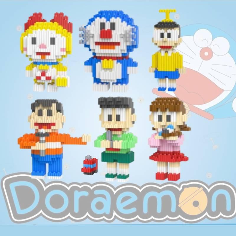 Оптовый набор игрушек, совместимых с Лего строительных блоков Дораэмон большого размера