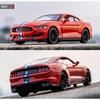 1/32 High Simulation Supercar Ford Mustang Shelby GT350 Car Model Alloy Pull Back Kid Toy Car 4 Open Door Children's Gifts GT500