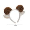 Cute Korean Sheep Ear Wash Face Hair Hoop Plush Lamb Headband Hair Accessories