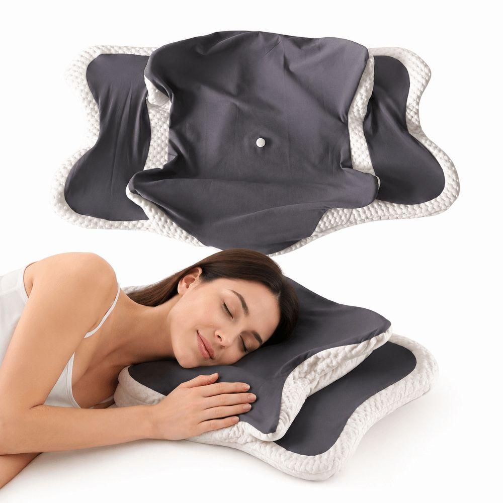 Breathable Cervical Pillowcase Cooling Fabric Pillow Cover Memory Foam Pillowcase  Bedroom Sleep