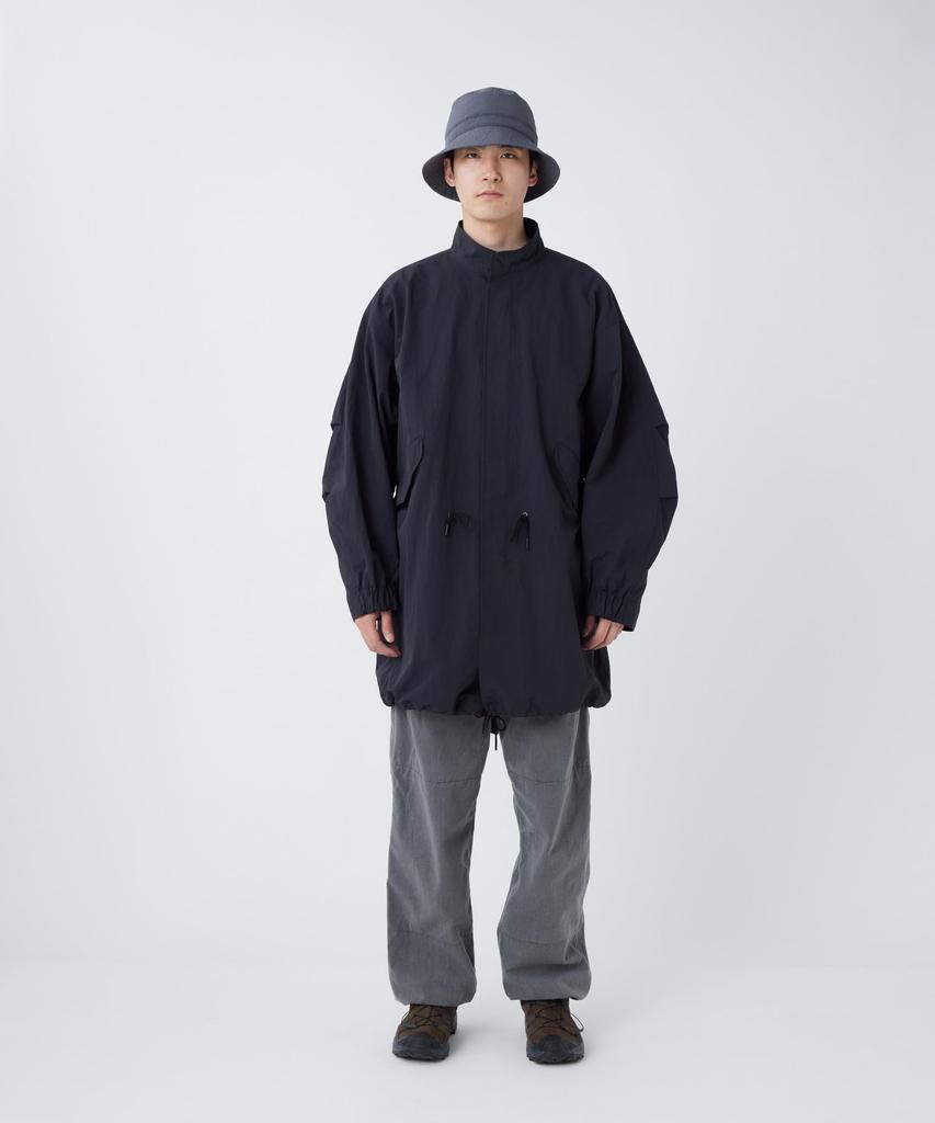 Snow Peak Nylon Washer Coat Outerwear Jacket Coat Overcoat Down Padded BLACK M CT-26SU002 Men's Women's