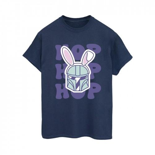 Star Wars Womens/Ladies The Mandalorian Hop Into Easter Cotton Boyfriend T-Shirt