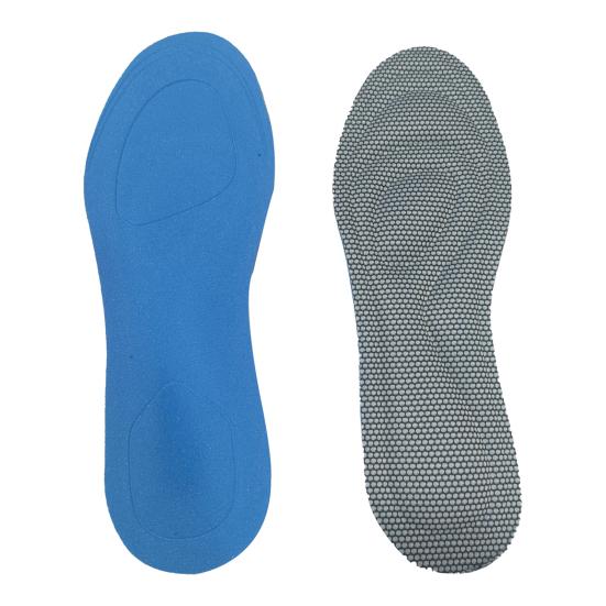 1 Pair Women Men Insoles 3D Design High Elasticity Anti-slip Super Soft Breathable Sweat Absorption Sponge Nano Deodorant Insoles Sports Accessories
