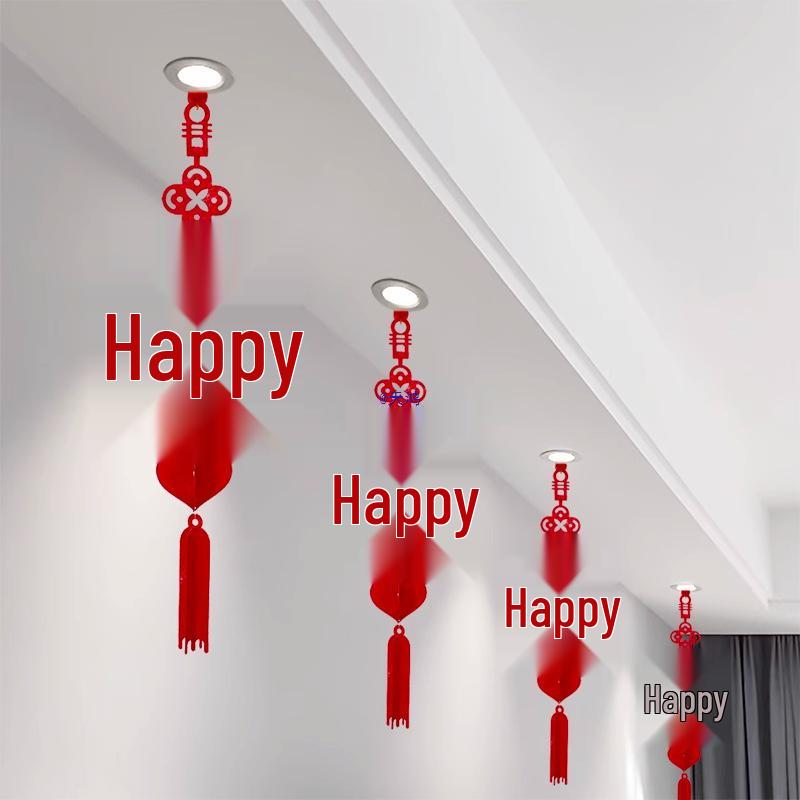 3D Свадебные фонари «Двойное счастье» для украшения - Подвесные украшения для свадебной комнаты, потолка гостиной, стороны жениха и невесты.