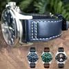 Coffee Black 20 21 22mm for IWC Portofino Le Petit Prince Portugieser Cowhide Watch Band Special Interface Needle Buckle Durable