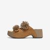 TATA/He She 2026 Summer Shopping Mall Same Style Women's Shoes Versatile Fashion Thick soled Bocken Shoes