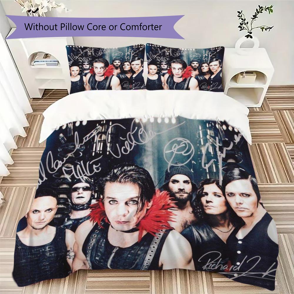 Rammstein, the German heavy metal rock band, lead singer Till Lindemann's household items, pillowcase, bedspread, bed cover (without core)R5