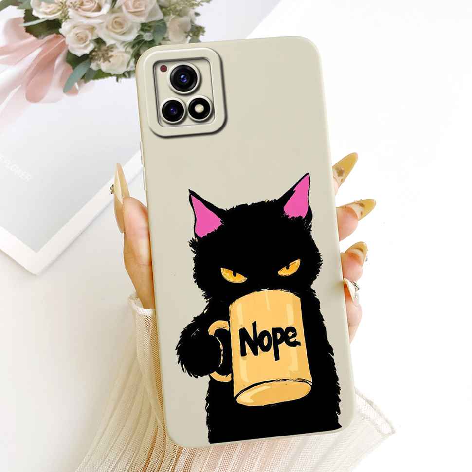 For vivo Y52s 5G V2057A Case Soft Silicone Back Cover For Vivo Y52S Y 52s 5G 6.58" Stylish Color Painting Phone Cases Bumper