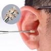 Stainless Steel Double Head Spiral Ear Pick Spoon Earwax Remover Cleaning Tool