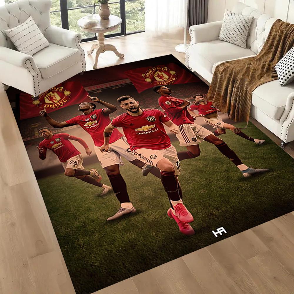 Manchester Floor Mat Perfect For Living Rooms Hallway Dormitory Decorate Room Antislip Rug Anime Office Decor Birthdaychristmas Gift