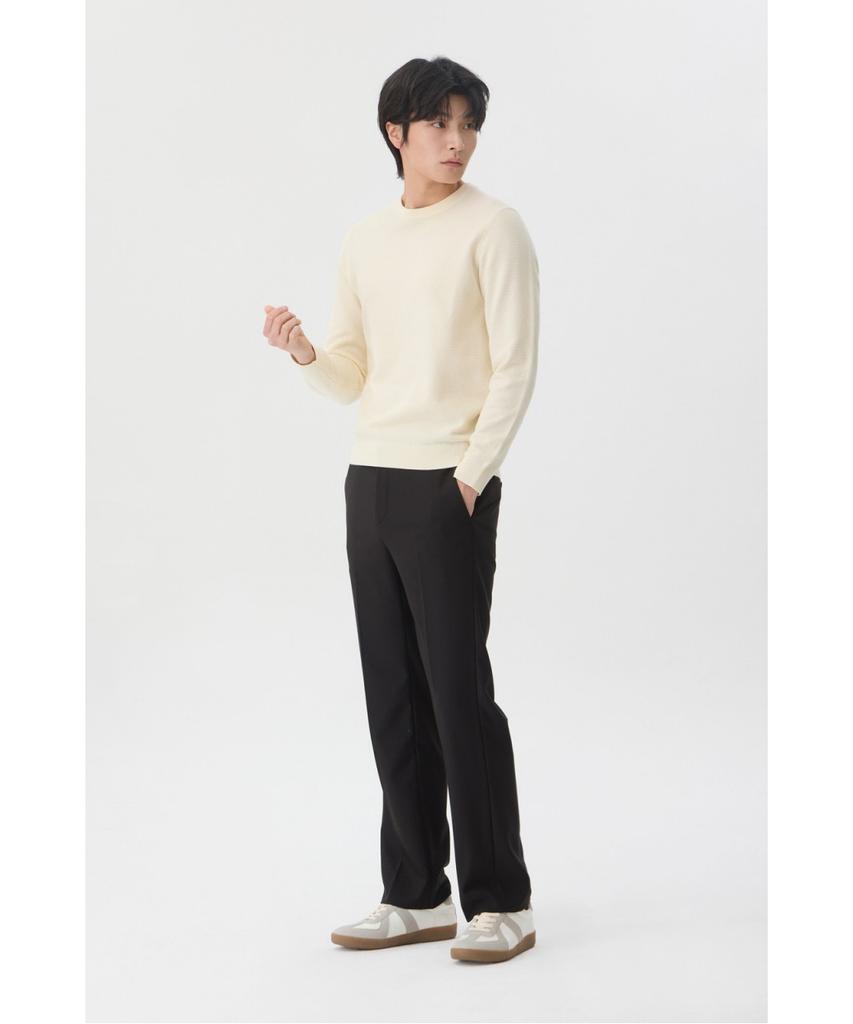 BRENTWOOD All-Season Solid Relaxed Fit Slacks Brpnx26171Bkx