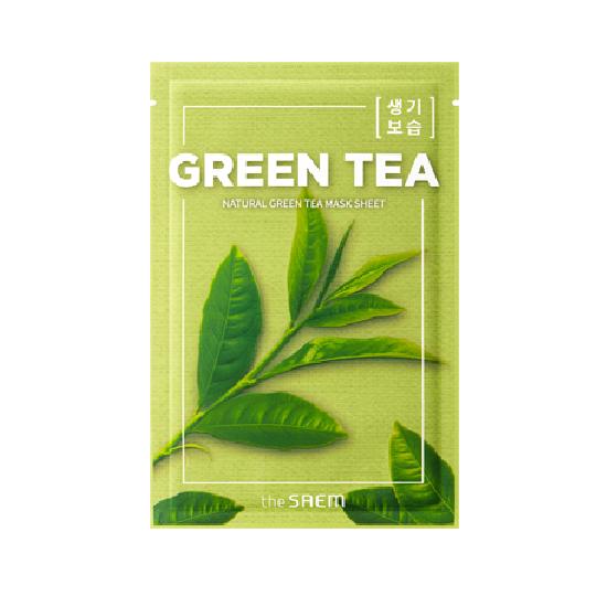 The Saem Натуральная маска (1 лист) (Выберите 1 из 5 типов: Алоэ/Лимон/Зеленый чай/Мед/Гранат)
