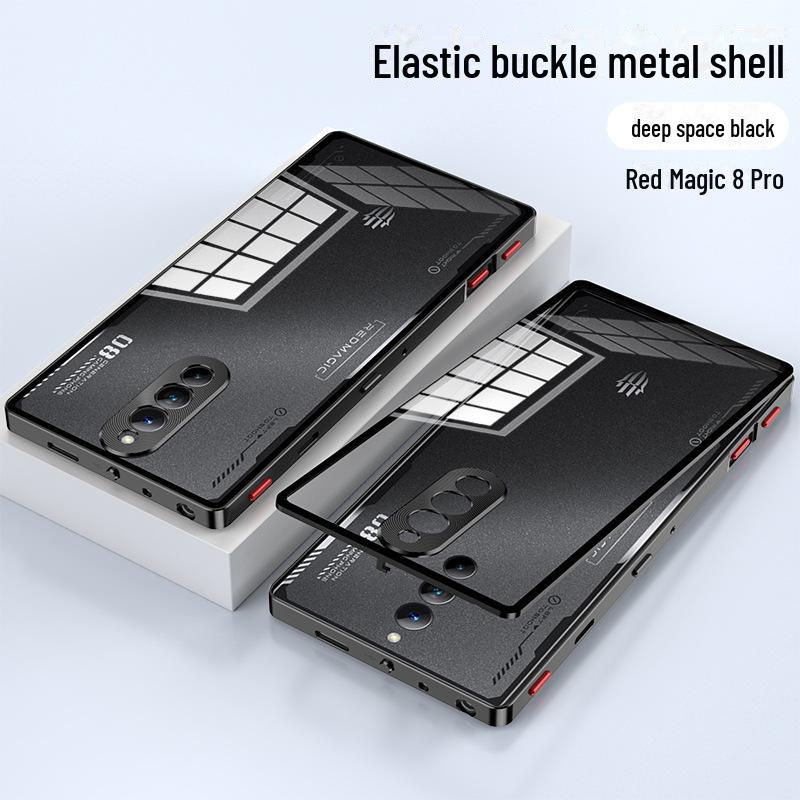 Чехол для телефона Remagic Red Magic 8S Pro с металлическим каркасом и магнитной линзой для Z50 Ultra