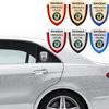 AAAAO1 Metal Car Rear Body Decals Side Emblem Badge for Skoda Fabia 1 RS Kodiaq Superb Rapid Octavia 2 A7 Tour Kamiq Yeti Decoration