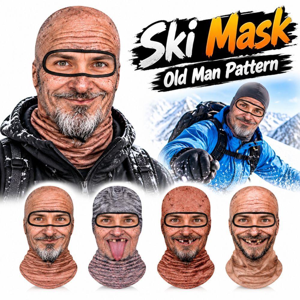 Breathable Balaclava 3D Face Printed Full Face Mask For Outdoor/Cycling/Pranks/Party