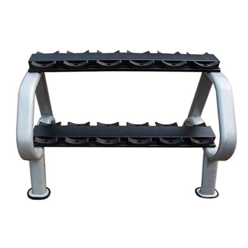 Jieruite Rubber-Coated Dumbbell & Rack System