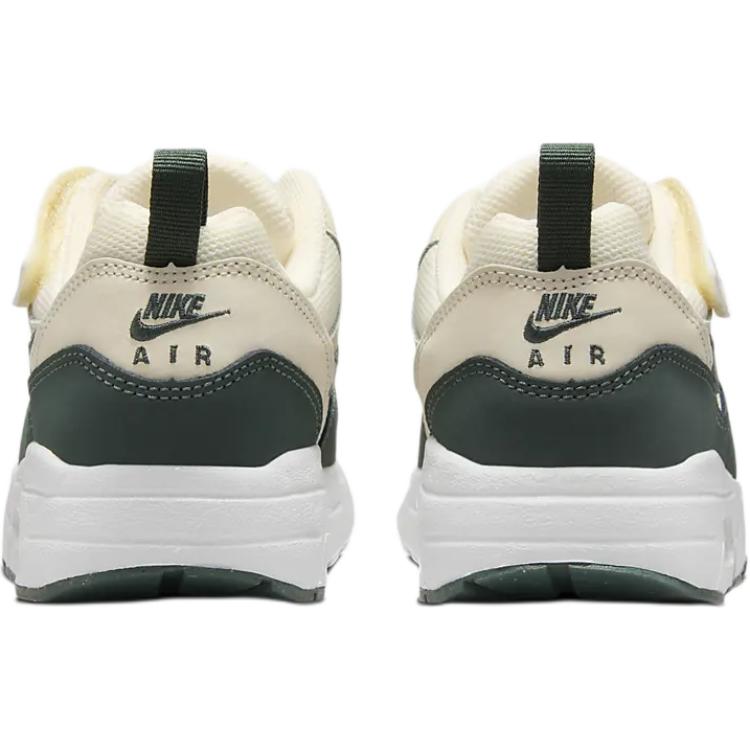 Nike Кроссовки Air Max 1 EasyOn PS Pale Ivory Bicoastal Kids кремово-бело-зеленые винтажно-зеленые DZ3308-107