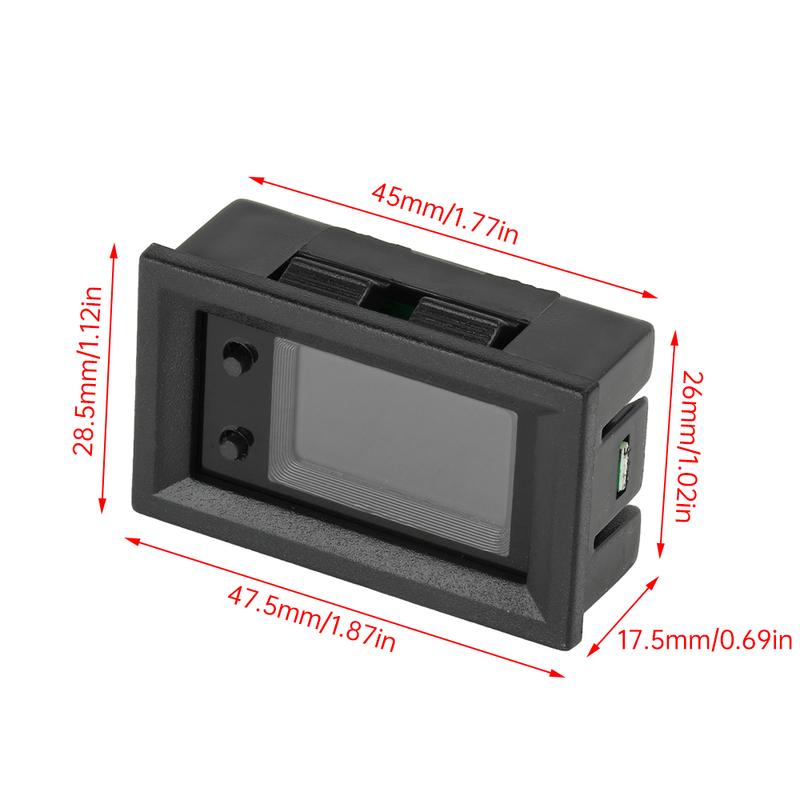 DC4-30V 10/50/100A 0.96-inch Color Screen Low Voltage Power Supply Voltage Current Power Multifunctional Measuring Instrument