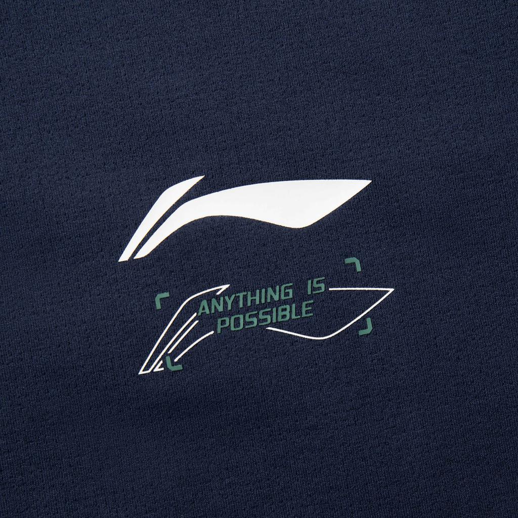 Li Ning Fitness Series T Shirt Men's Midnight Voyage Blue ATSV399-10
