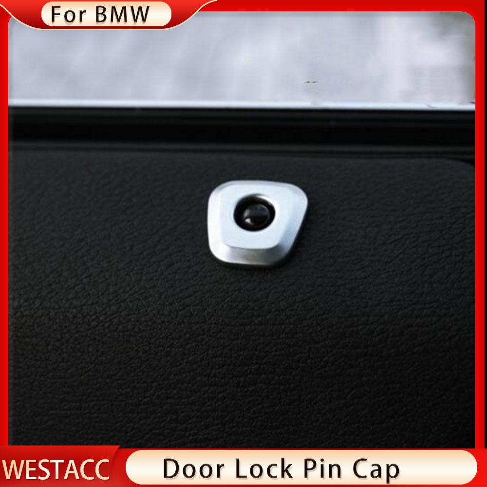 4 шт./компл. ABS хромированная ручка замка задней двери автомобиля, крышка, накладка, наклейка для BMW X1 F48 2016 2017 2018  