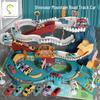 Dinosaur Adventure Skyscraper Track Car Set for Kids