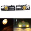 3Pcs/Set Practical Fog Direct Replacement Lamp Front Fog Lightweight Lamp Bezel Kit 1J0853665B 1J0853666B