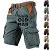 Мужские спортивные хлопковые льняные повседневные свободные шорты Повседневные пижамы с карманами для бега Брюки