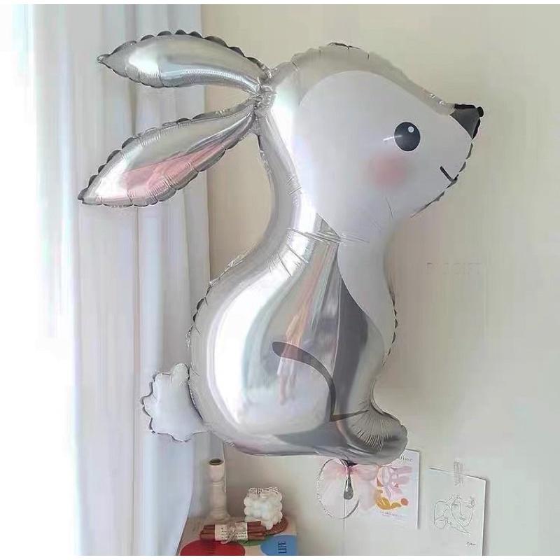 Cartoon Rabbit Foil Balloons Jungle Bunny Forest Animals Helium Ballon MIT