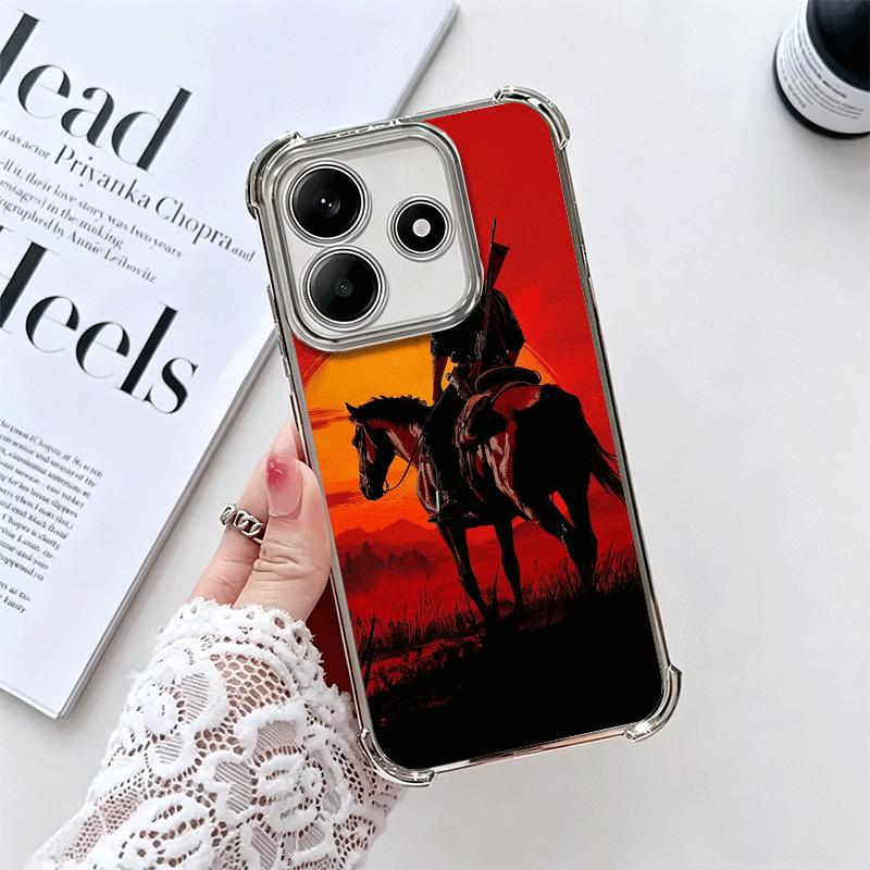 Мягкий чехол для телефона Red Dead R-Redemption для Xiaomi Redmi Note 14 15 Pro Plus 13 12 11S 11T 5G 10 9S 9 Покрытие Защита от падения Fundas
