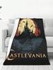 Замок Тьмы Castlevania Пледы Теплый Флисовый Плед для Дивана Для Дома Спальни Офиса Покрывала Постельное Белье Одеяло