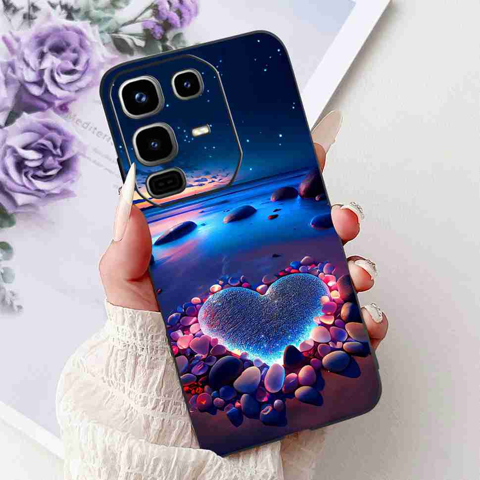 Для Infinix Note 50 Pro 4G Чехол Модный Расписной Чехол Мягкий Силиконовый Чехол для Телефона Для Infinix Note50 Note50Pro 50Pro Чехол 6.78"