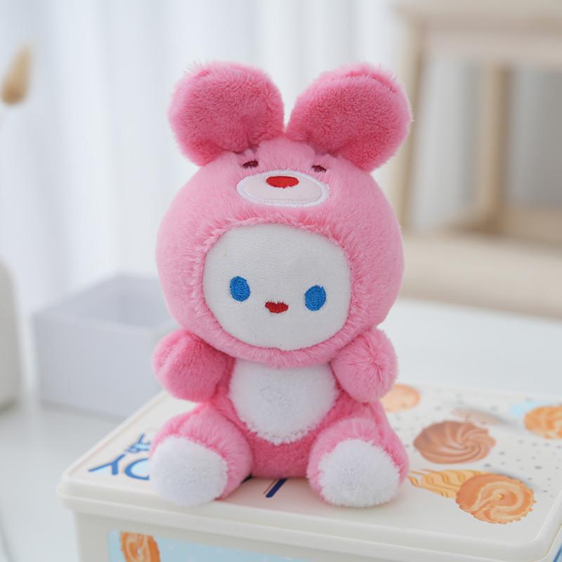 Adorable Plush Bunny Keychain Cute Stuffed Animal Bag Charm Soft Toy Gift 16cm