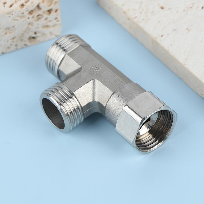 Тройник G1/2" Клапан-переключатель для туалетного дозатора Трехходовой разветвитель для водопроводной трубы Клапан-переключатель Фитинг для душа/биде