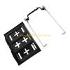 U2JA Iron Automotive Battery Tray Adjustable Universal Battery Hold Down Tray Bracket for Safe Vehicle Storage