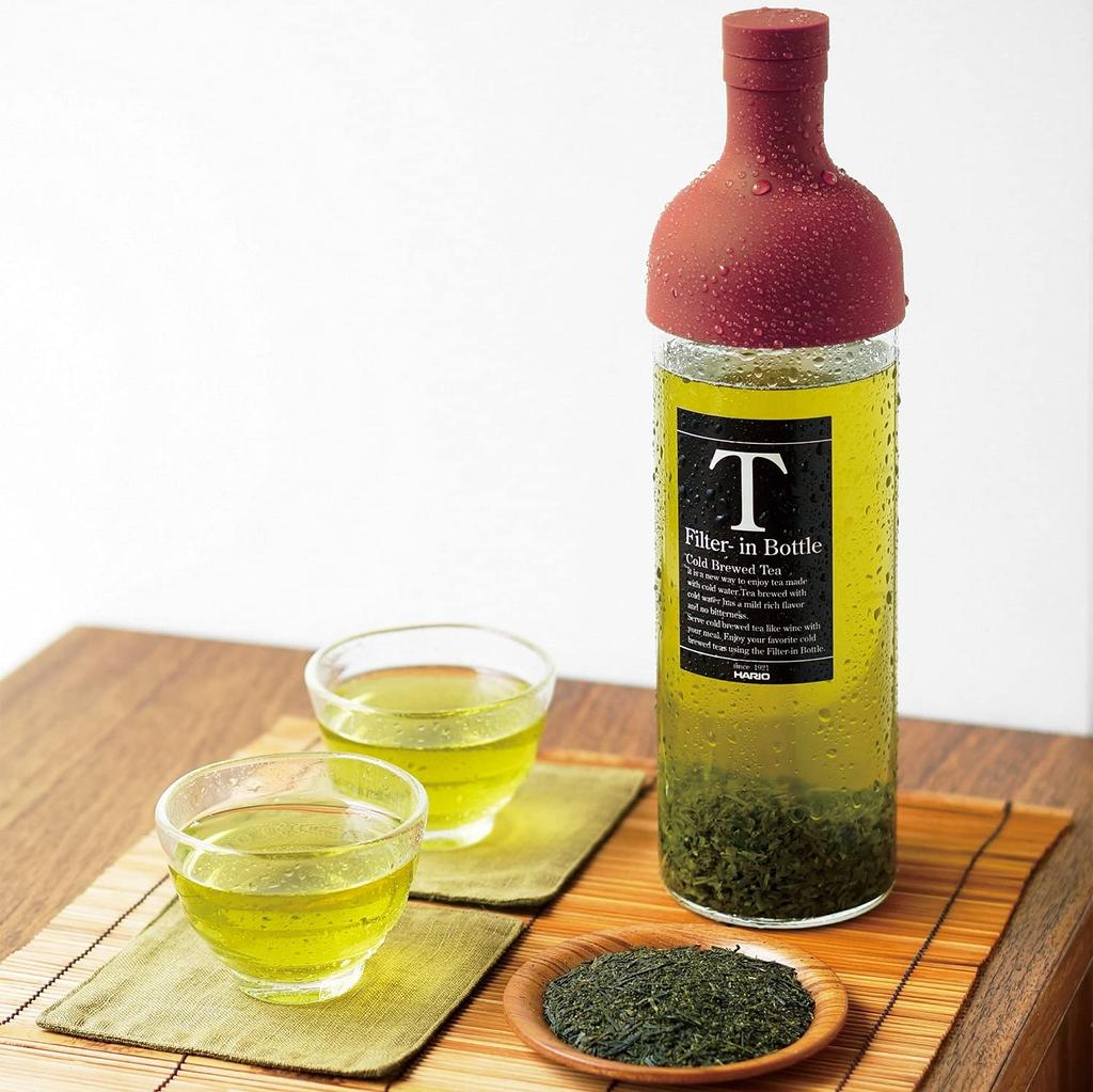 HARIO Bottle Hot Safe 750ml Red Made In Japan Filter-in Water/Dishwasher FIB-75-R