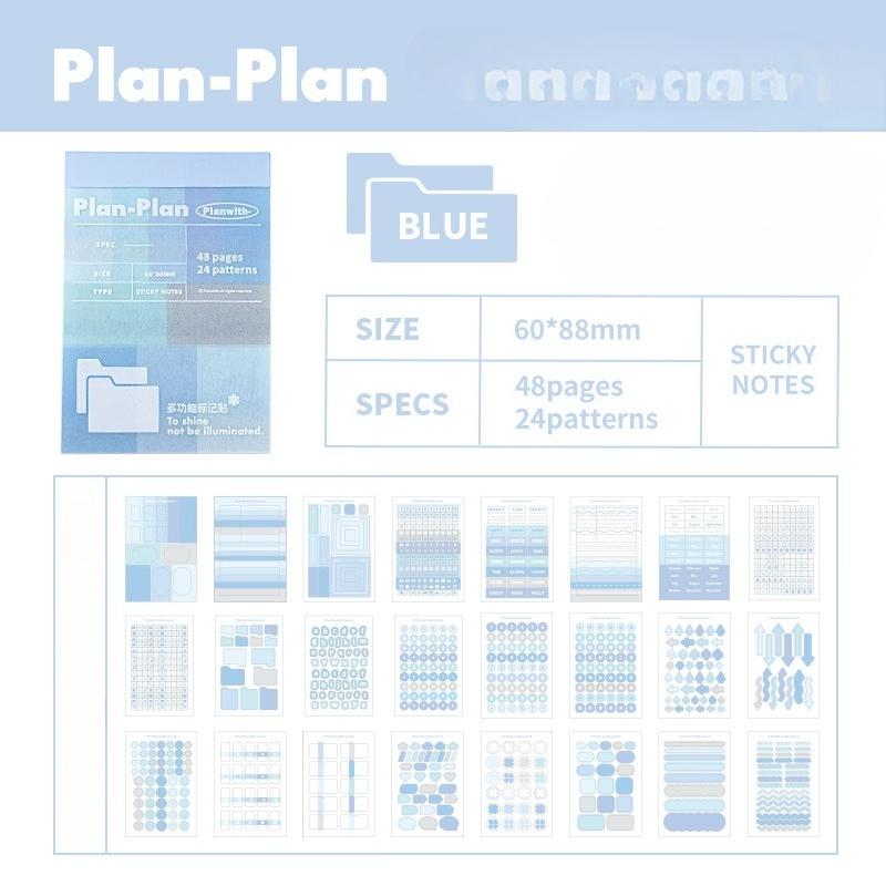 Многофункциональный набор цветных клейких закладок-стикеров для книг и документов, многоразовые маркеры страниц для студентов и офиса