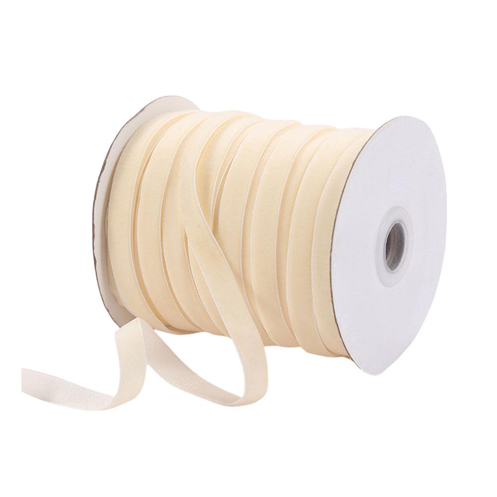 50 Yards Velvet Ribbon Velvet Christmas Ribbon Velvet Ribbon Spool for Wedding Christmas Party Wrapping DIY Crafts