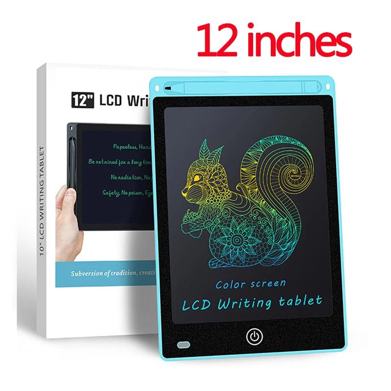 10/12/Inch Lcd Writing Tablet Drawing Board Kids Graffiti Sketchpad Toys Handwriting Blackboard Magic Drawing Board Kid Toy Gift