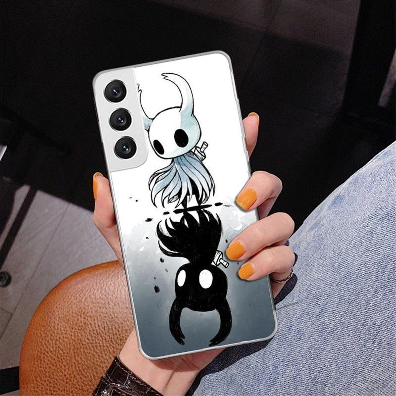 Мультяшный чехол для телефона Hollow Knight для Samsung Galaxy S24 S25 Edge S26 Ultra S23 S22 S21 Plus S20 FE + Персонализированный чехол с принтом Ga