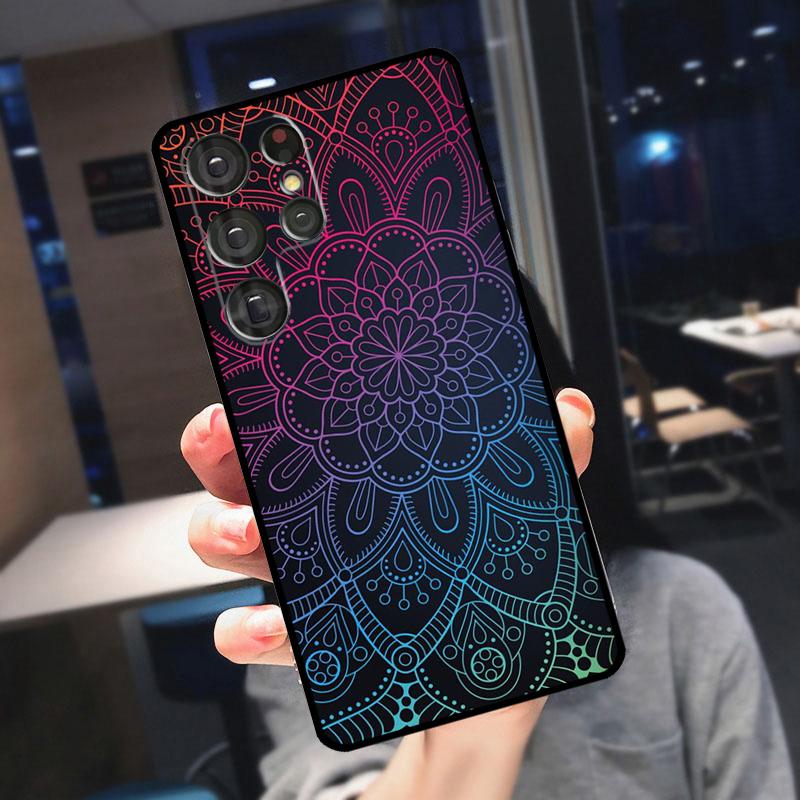 Чехол-мандала для Samsung Galaxy S25 S24 S21 S22 S23 Ultra S9 S10 Plus S24 FE S21 FE
