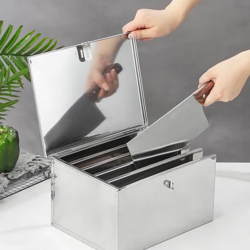 Stainless Steel Commercial Kitchen Knife Storage Box