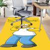 1pc Simpsons Family Portrait Carpet for Playroom Bedroom Living Room Sofa Home Decor,kids Game Area Rug Non-slip Floor Mat Y72997