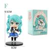 6Pcs/Set Anime Blind Box Hatsune Miku Figure Mini Character Ornaments Kawai Table Decoration For Home Adult Toy Child Gift