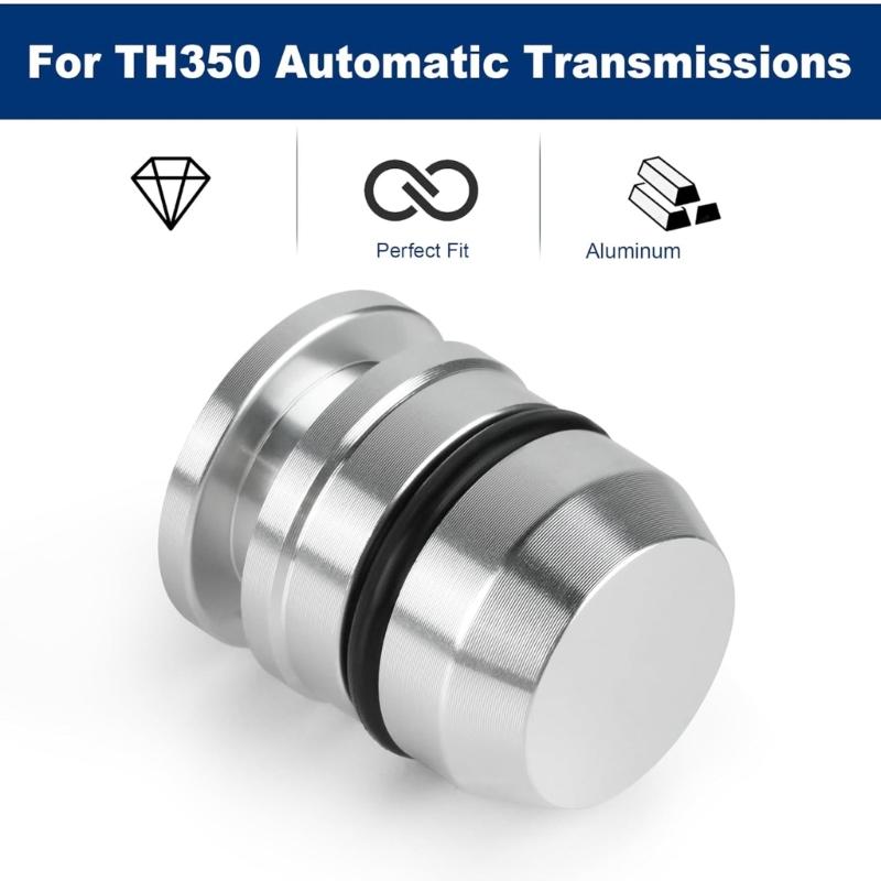Прочный заглушка порта скорости трансмиссии TH350 Изготовленная из алюминия Конструкция Direct Fit Предотвращает неисправность датчика